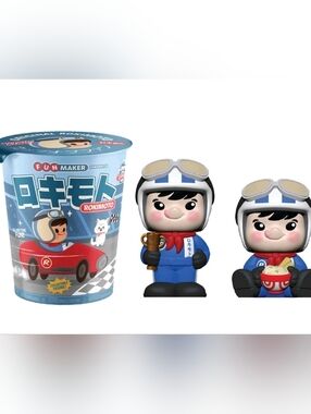 T14 Rokimoto Wave 2 Cup Vinyl Figure - Racecar Driver Leo